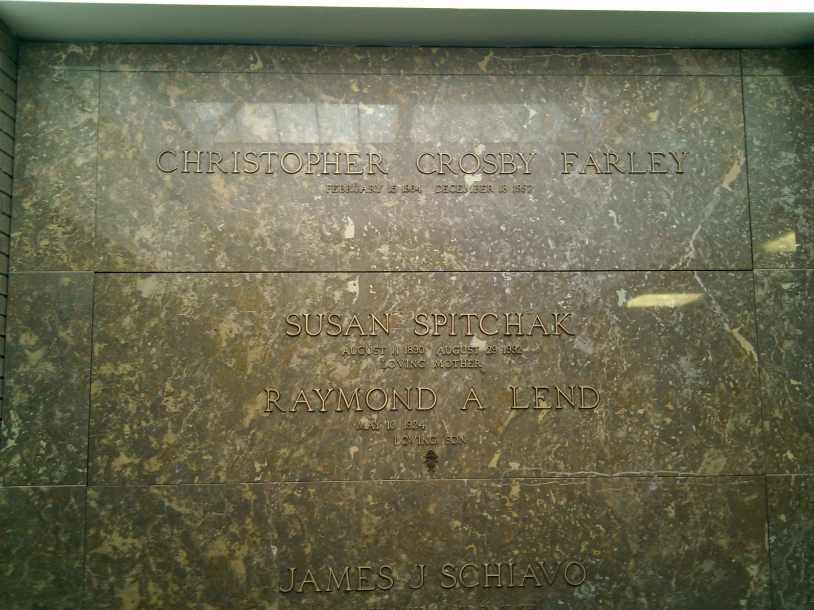 Grave marker